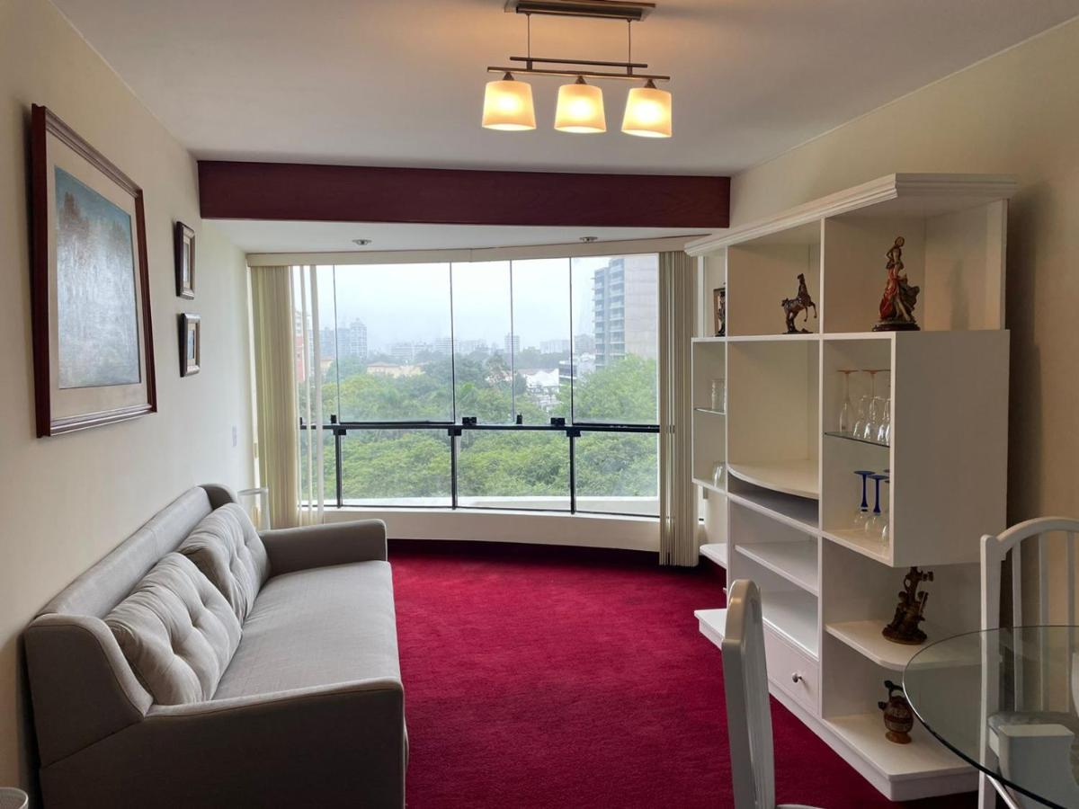 Apartamento Acogedor departamento en San Isidro con excelente vista Lima Exterior foto
