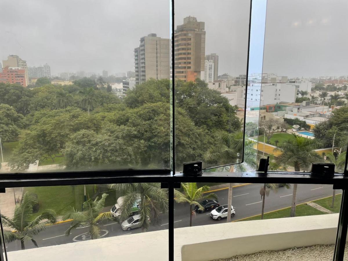 Apartamento Acogedor departamento en San Isidro con excelente vista Lima Exterior foto