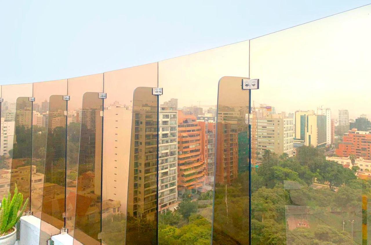 Apartamento Acogedor departamento en San Isidro con excelente vista Lima Exterior foto
